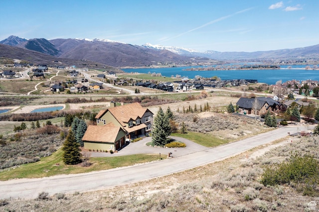 1173 S Innsbruck Dr, Huntsville, UT 84317 - birds eye view of property with a water and mountain view