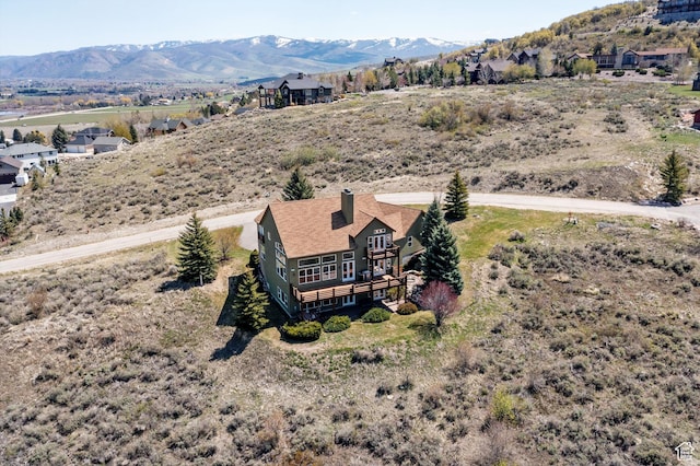 1173 S Innsbruck Dr, Huntsville, UT 84317 - bird's eye view with a mountain view