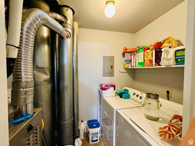 4110 S Oak Meadows Dr Unit 20, Taylorsville, UT 84123 - laundry room with laundry area, separate washer and dryer, and electric panel
