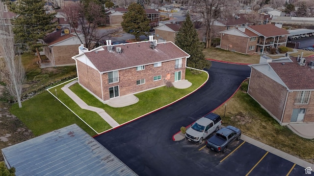 drone / aerial view featuring a residential view