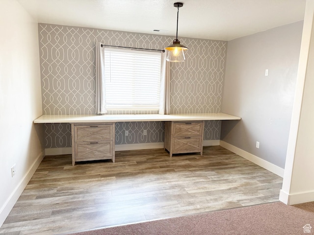 2825 S 400 W, Vernal, UT 84078 - unfurnished office with baseboards and light wood-type flooring