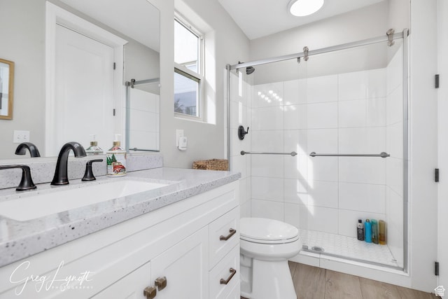 395 W Granite Dr, Washington, UT 84780 - full bath with a stall shower, toilet, and vanity