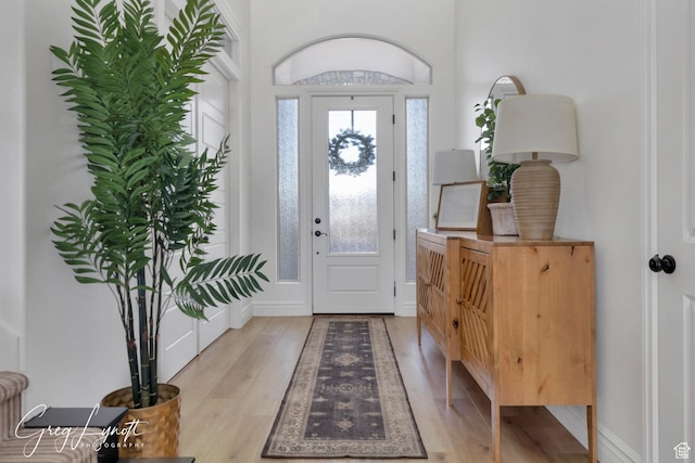 395 W Granite Dr, Washington, UT 84780 - entrance foyer with light wood-style flooring and baseboards