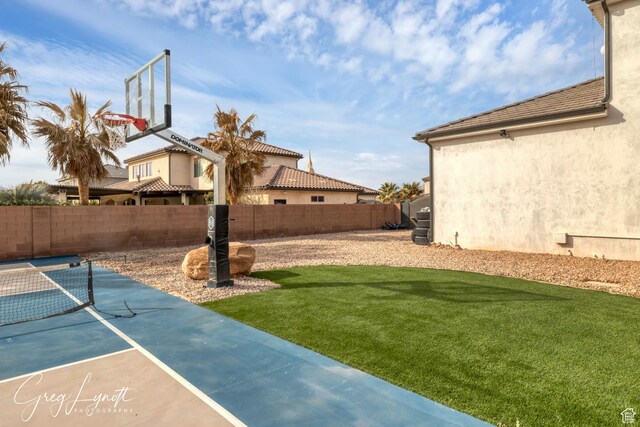 395 W Granite Dr, Washington, UT 84780 - view of basketball court with a tennis court