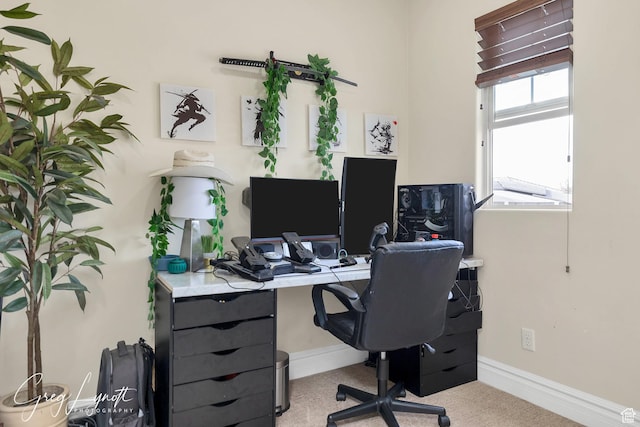 395 W Granite Dr, Washington, UT 84780 - home office with baseboards and carpet