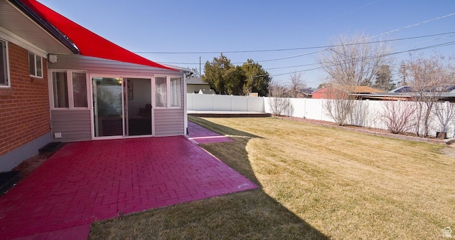3664 W 3965 S, West Valley City, UT 84120 - view of yard with a patio area and a fenced backyard