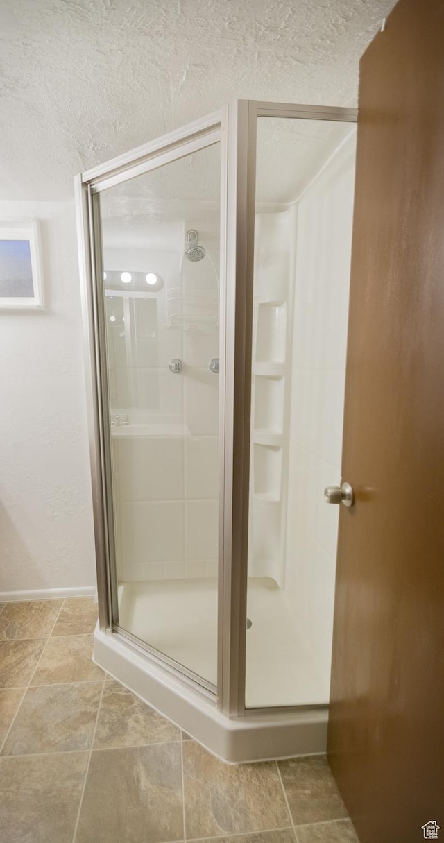3664 W 3965 S, West Valley City, UT 84120 - full bath with a textured ceiling and a stall shower