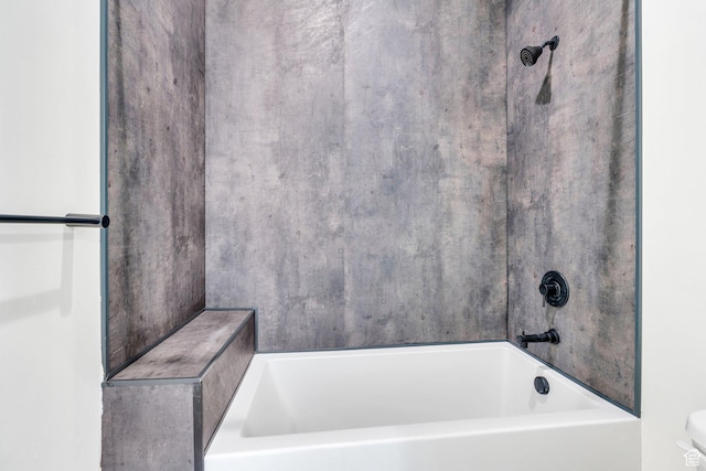 5328 W Dosh Ln Unit 40, Highland, UT 84003 - bathroom with a tub to relax in, toilet, and a shower
