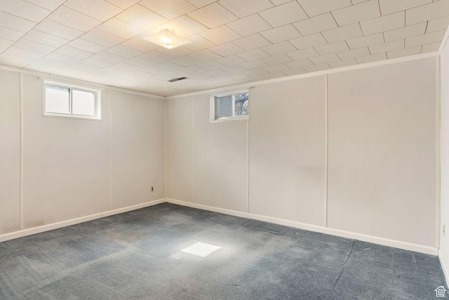 2047 N 1350 E, North Logan, UT 84341 - basement featuring baseboards and dark colored carpet