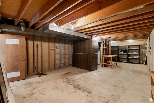 2047 N 1350 E, North Logan, UT 84341 - unfinished basement featuring water heater