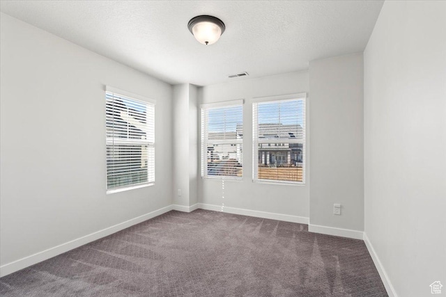 5927 W Lake Ave S, South Jordan, UT 84009 - unfurnished room with a wealth of natural light, baseboards, visible vents, and carpet flooring