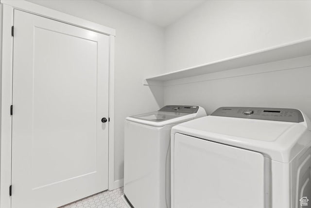 5927 W Lake Ave S, South Jordan, UT 84009 - laundry room featuring laundry area and separate washer and dryer