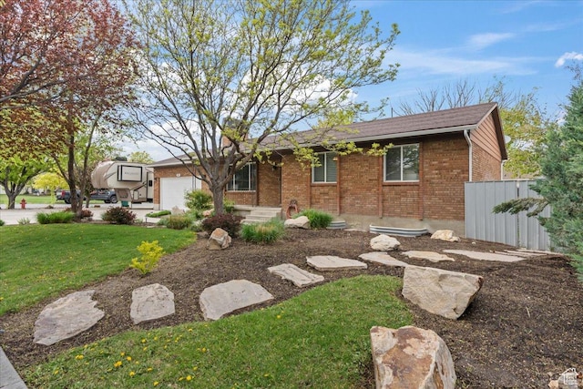 2490 W 12195 S, Riverton, UT 84065 - view of front of house with brick siding and an attached garage