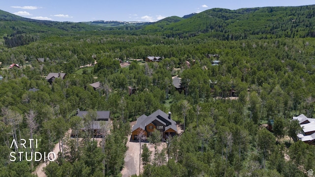 11472 E Marigold Ln, Heber City, UT 84032 - view of property location featuring a heavily wooded area and a mountainous background