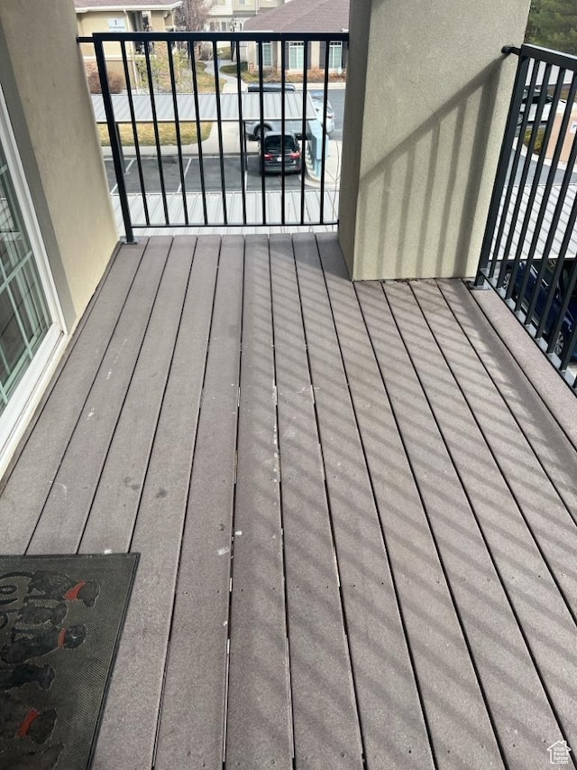 196 E Spencer Peak Way S Unit D9, Draper, UT 84020 - wooden deck with a residential view
