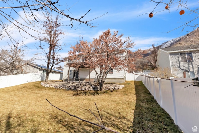 2172 S Dakota Ave, Provo, UT 84606 - view of yard with a fenced backyard