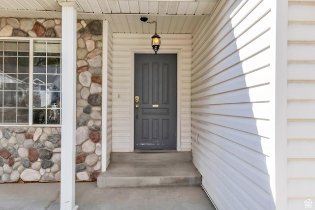 2172 S Dakota Ave, Provo, UT 84606 - property entrance with stone siding