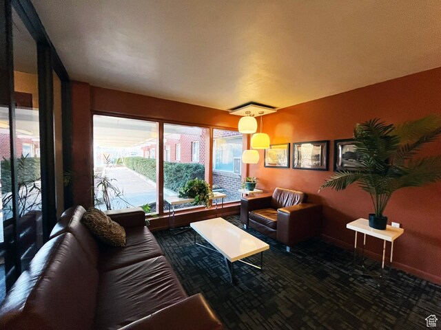 130 S 1300 E Unit 206, Salt Lake City, UT 84102 - living room featuring carpet flooring
