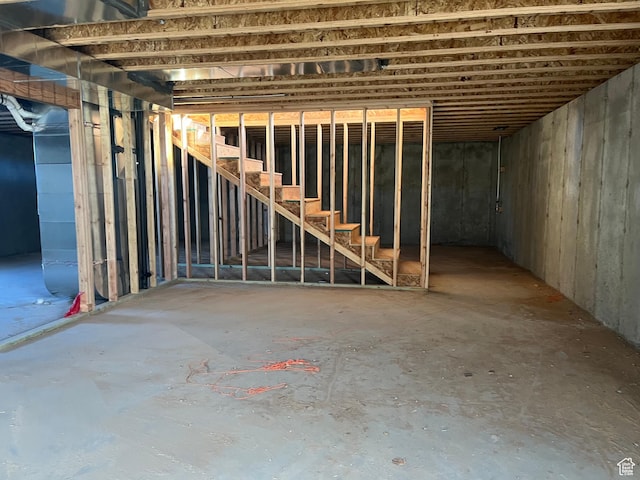 1943 S State St, Roosevelt, UT 84066 - view of unfinished basement