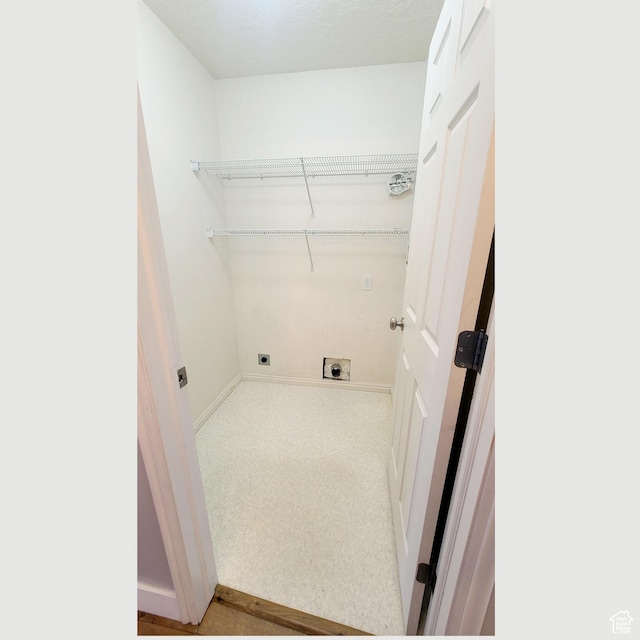 623 W Villa Bluff Dr, Sandy, UT 84070 - clothes washing area with baseboards, laundry area, and hookup for an electric dryer
