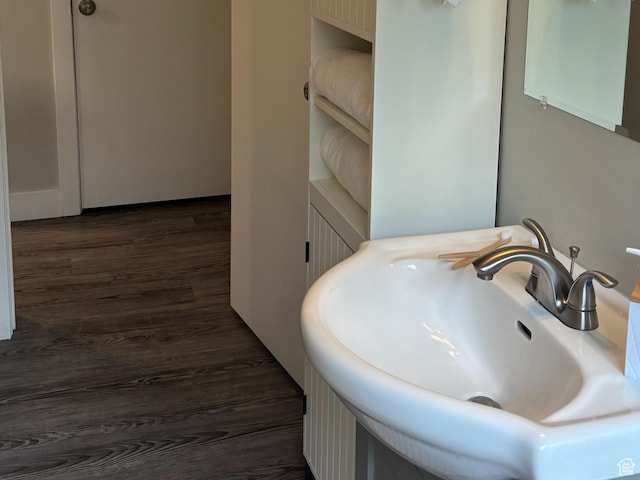 130 S 1300 E Unit 314, Salt Lake City, UT 84102 - bathroom featuring a sink and wood finished floors