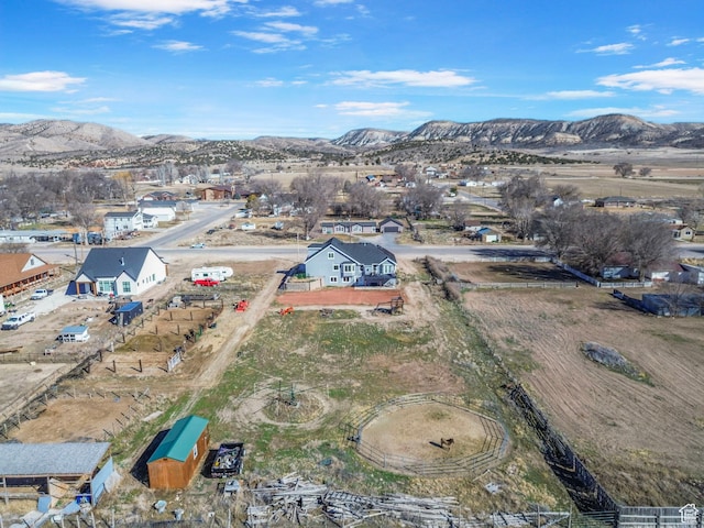 180 S Main St, Fayette, UT 84630 - bird's eye view with a mountain view
