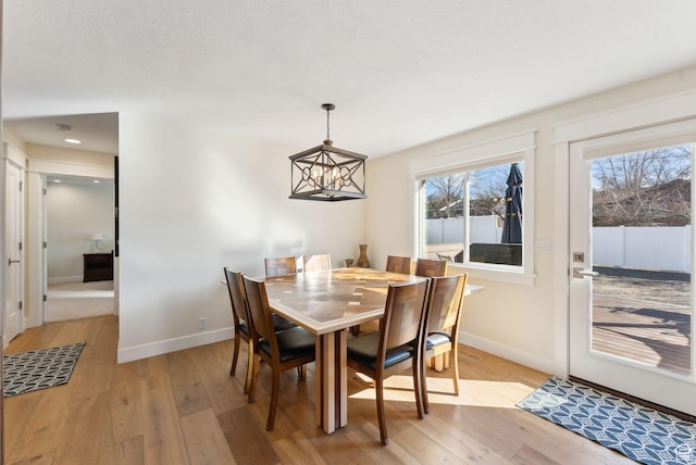 770 N 1000 E, Lehi, UT 84043 - dining area with baseboards and light wood-style flooring