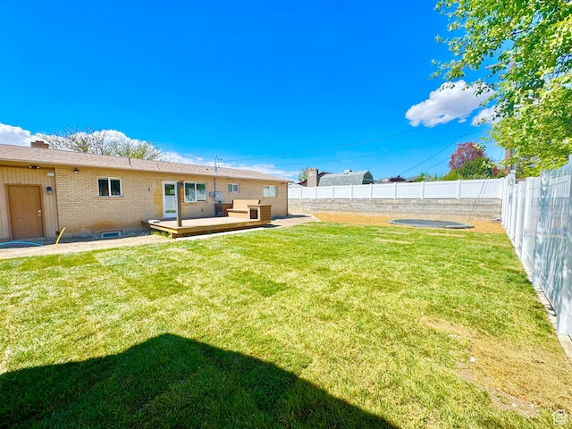 770 N 1000 E, Lehi, UT 84043 - view of yard with a fenced backyard and a deck