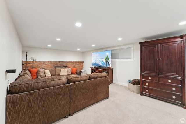 770 N 1000 E, Lehi, UT 84043 - living room featuring light carpet and recessed lighting
