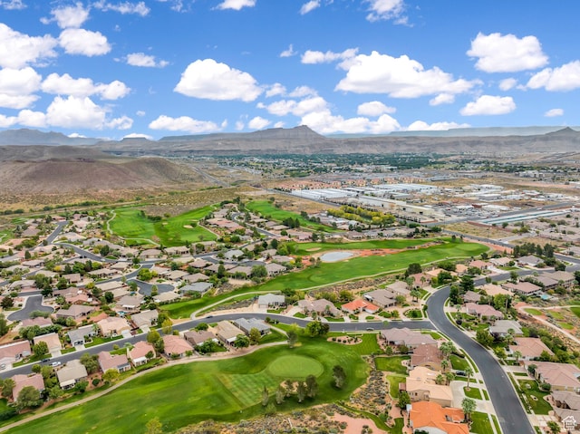 806 N 2500 W, Hurricane, UT 84737 - bird's eye view featuring a residential view, a mountain view, and golf course view