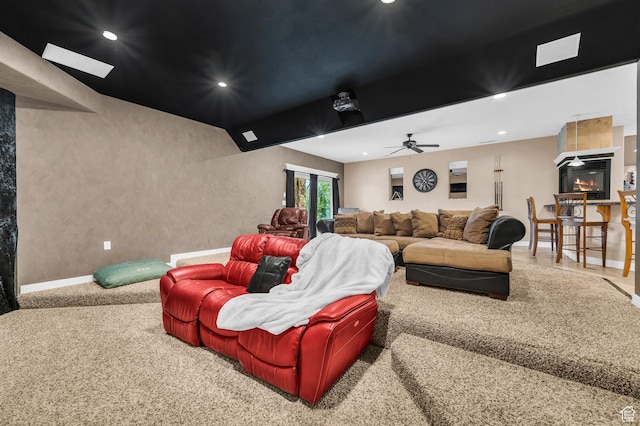 806 N 2500 W, Hurricane, UT 84737 - cinema featuring baseboards, a ceiling fan, and recessed lighting