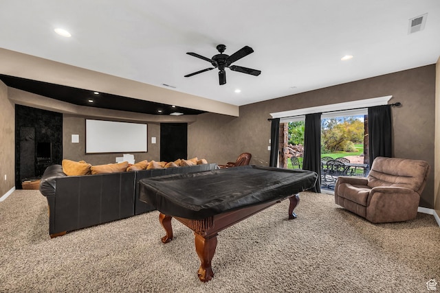 806 N 2500 W, Hurricane, UT 84737 - playroom with recessed lighting, carpet flooring, and baseboards