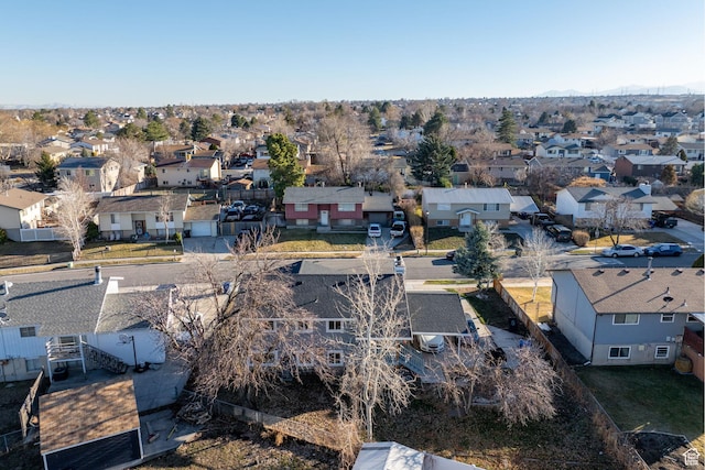 birds eye view of property featuring a residential view