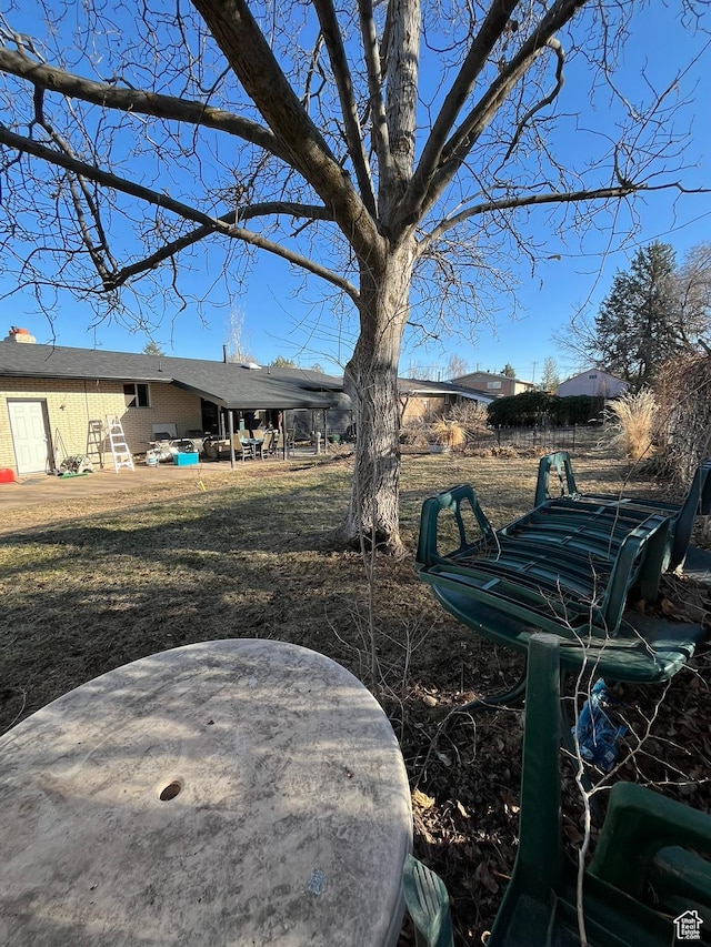 view of yard