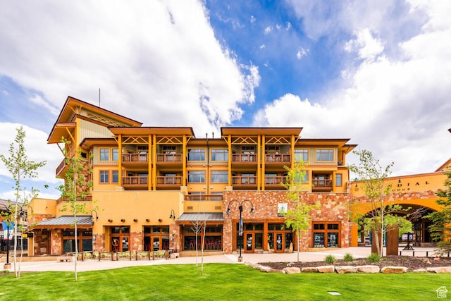 3720 N Sundial Ct Unit C007, Park City, UT 84098 - rear view of property featuring a standing seam roof and metal roof
