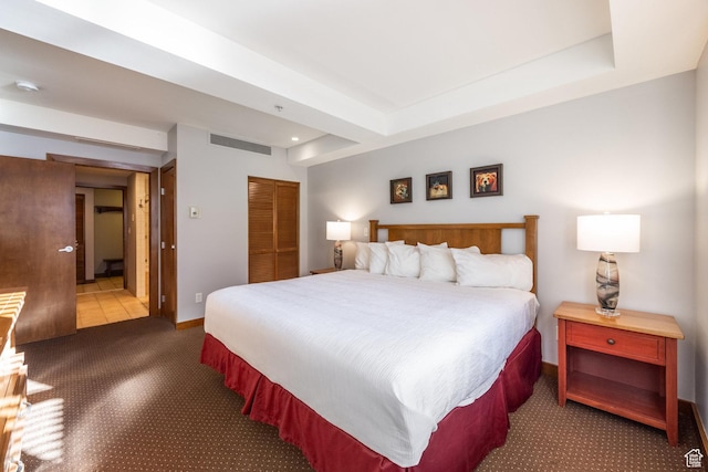 3720 N Sundial Ct Unit C007, Park City, UT 84098 - bedroom with a closet, carpet flooring, visible vents, and baseboards