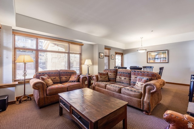 3720 N Sundial Ct Unit C007, Park City, UT 84098 - living room with carpet floors and baseboards