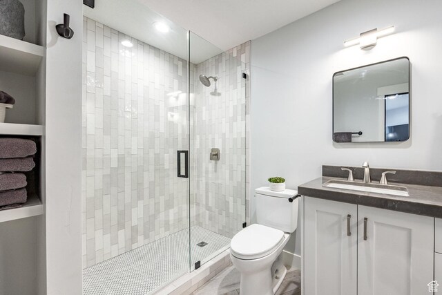 12 Thaynes Canyon Dr, Park City, UT 84060 - bathroom with a stall shower, vanity, and toilet