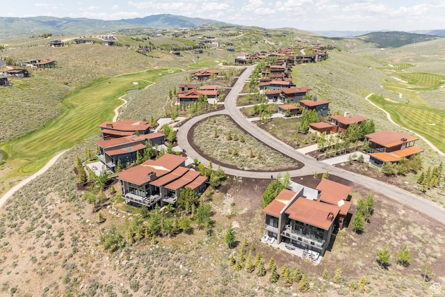 6379 W Golden Bear Loop, Park City, UT 84098 - bird's eye view of a mountainous background and a golf course