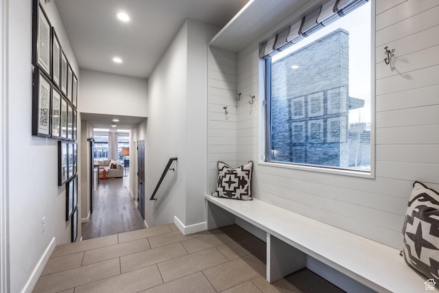 6379 W Golden Bear Loop, Park City, UT 84098 - mudroom with recessed lighting and baseboards