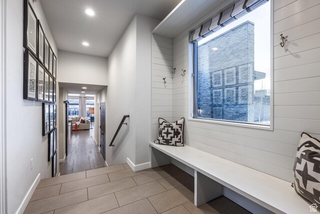 6379 W Golden Bear Loop, Park City, UT 84098 - mudroom featuring recessed lighting and baseboards