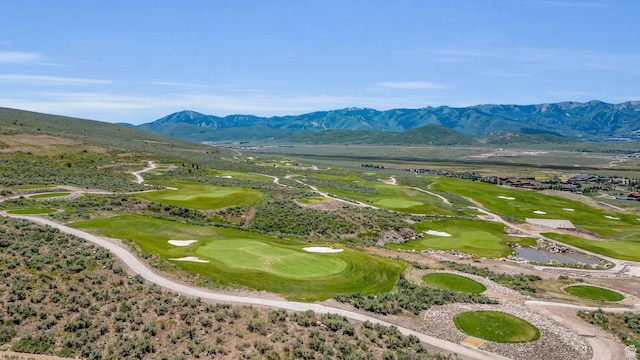 6379 W Golden Bear Loop, Park City, UT 84098 - exterior space with a mountain view and view of golf course