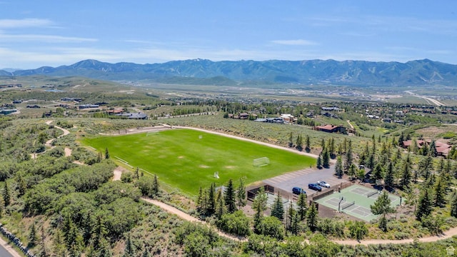 6379 W Golden Bear Loop, Park City, UT 84098 - drone / aerial view of a mountainous background