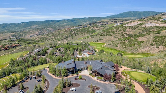 6379 W Golden Bear Loop, Park City, UT 84098 - birds eye view of property featuring a mountain view and view of golf course