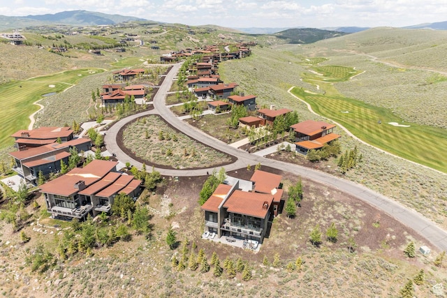 6379 W Golden Bear Loop, Park City, UT 84098 - aerial overview of property's location featuring a mountain backdrop and a golf club