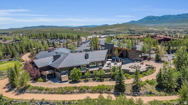 6379 W Golden Bear Loop, Park City, UT 84098 - aerial view with a mountain view
