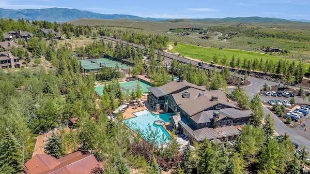 6379 W Golden Bear Loop, Park City, UT 84098 - birds eye view of property featuring a mountain view
