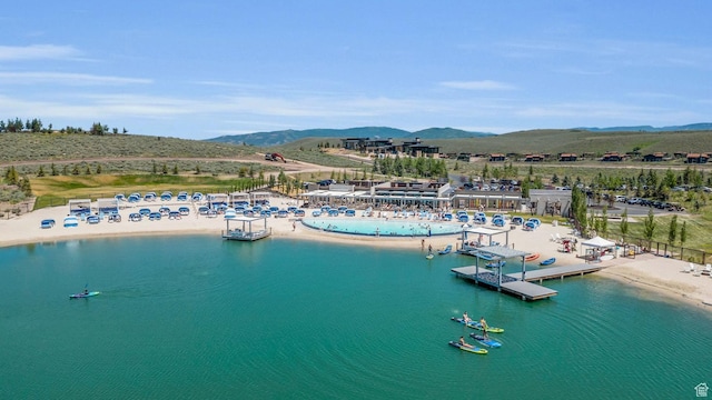 6379 W Golden Bear Loop, Park City, UT 84098 - aerial view with a water and mountain view