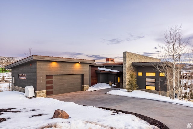 6379 W Golden Bear Loop, Park City, UT 84098 - contemporary house featuring stone siding
