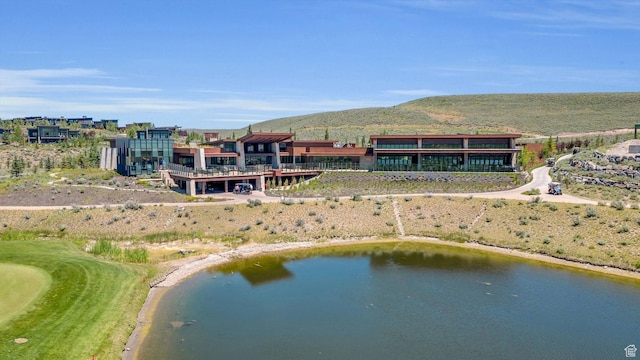 6379 W Golden Bear Loop, Park City, UT 84098 - drone / aerial view of a water and mountain view